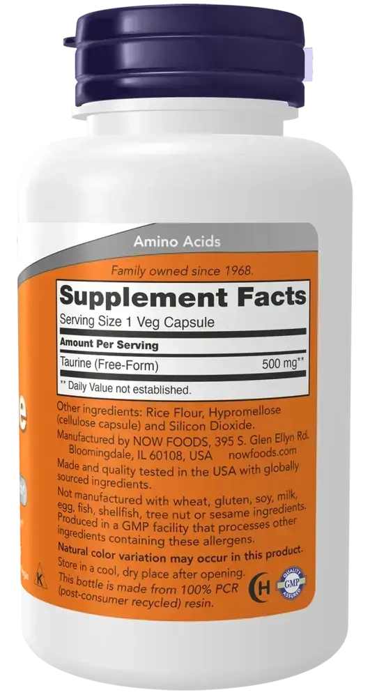 Product image for Taurine 500mg.
