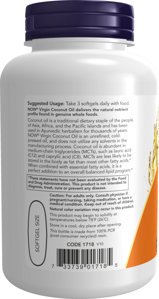 Product image for Virgin Coconut Oil 1000mg.