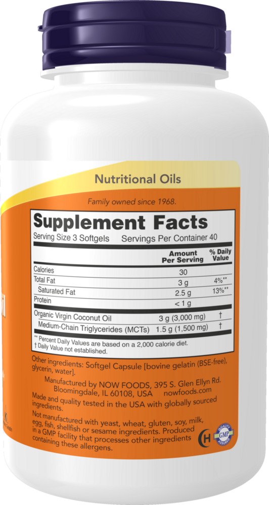 Product image for Virgin Coconut Oil 1000mg.