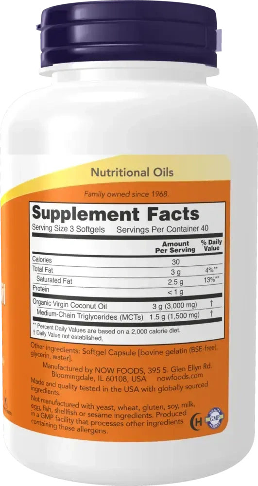 Product image for Virgin Coconut Oil 1000mg.