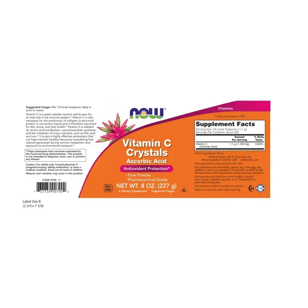 Product image for Vitamin C Crystals.