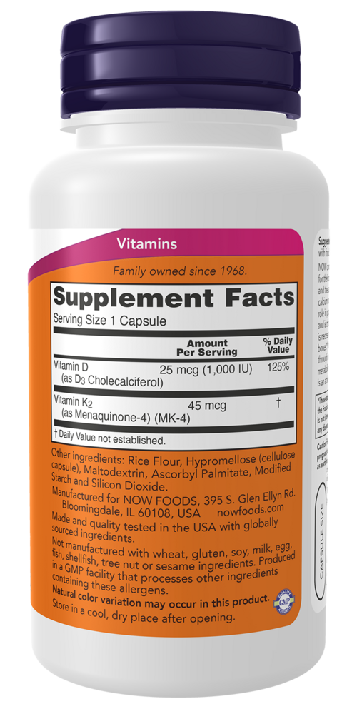 Product image for Vitamin D-3 &amp; K-2.
