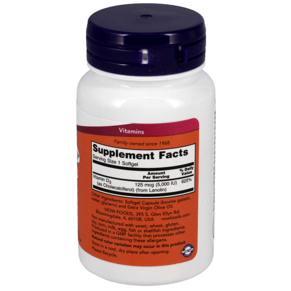 Product image for Vitamin D-3 5,000IU.