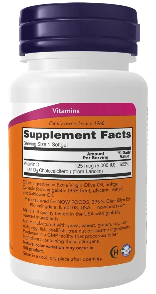 Product image for Vitamin D-3 5,000IU.