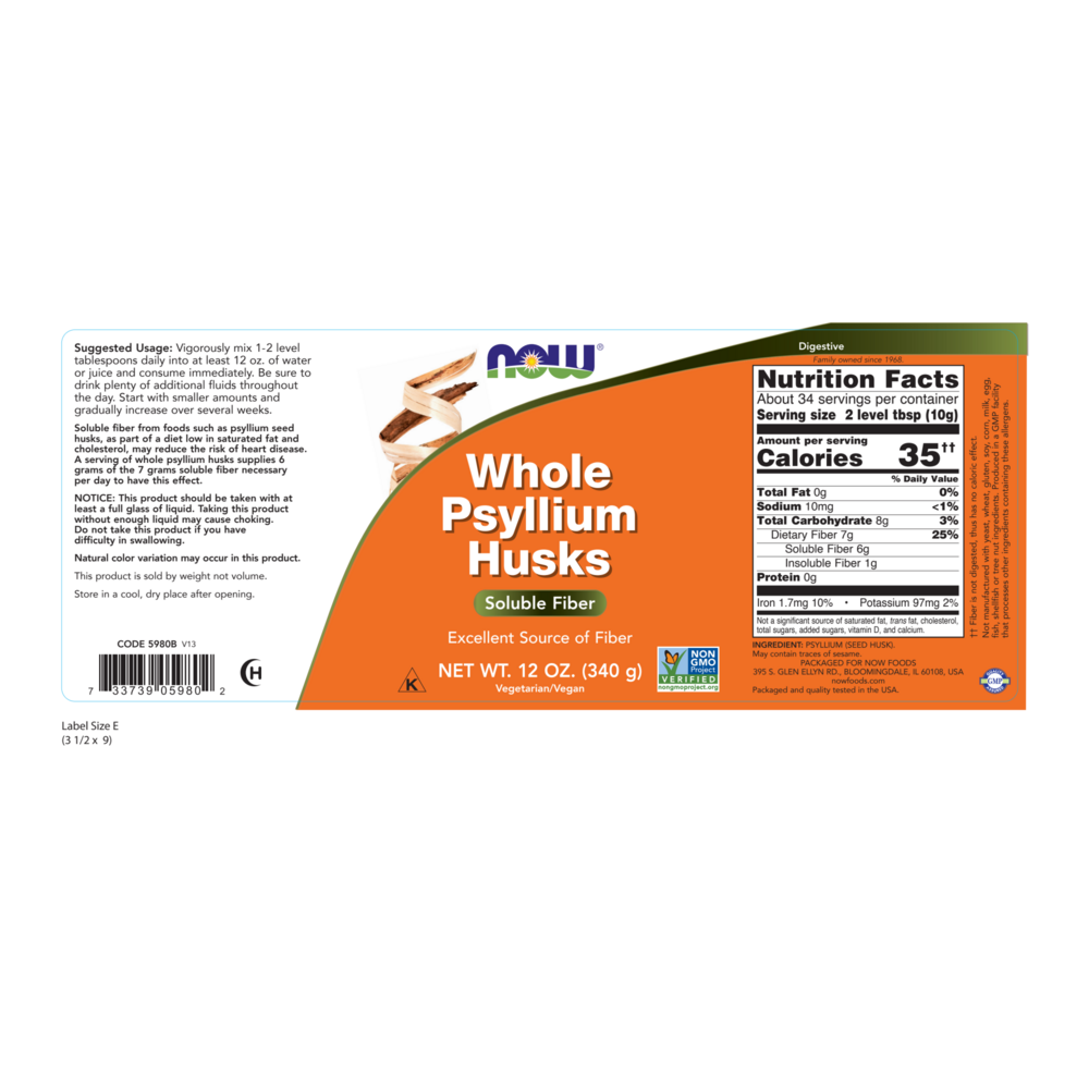 Product image for Whole Psyllium Husks.