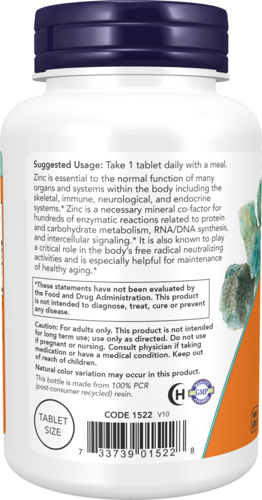 Product image for Zinc 50mg.