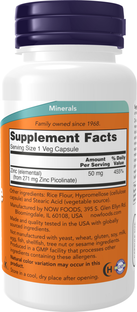 Product image for Zinc Picolinate 50mg.