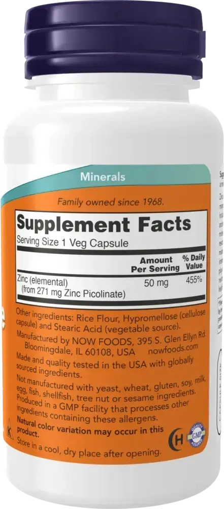 Product image for Zinc Picolinate 50mg.