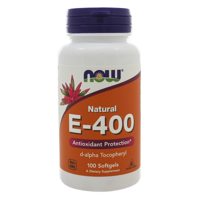 E-400 Softgels (100 Softgels) by NOW Foods