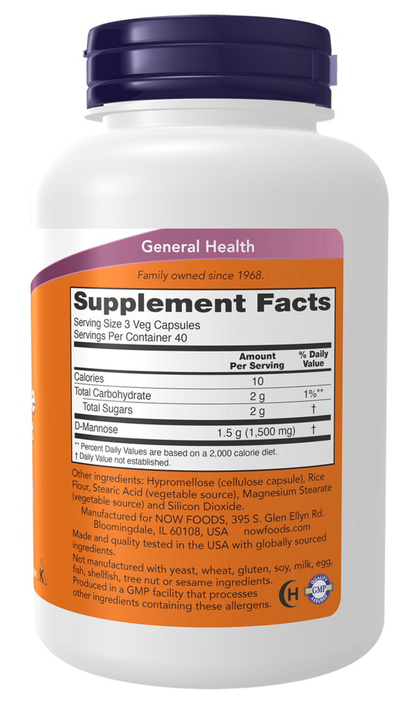 Product image for D-Mannose 500mg.