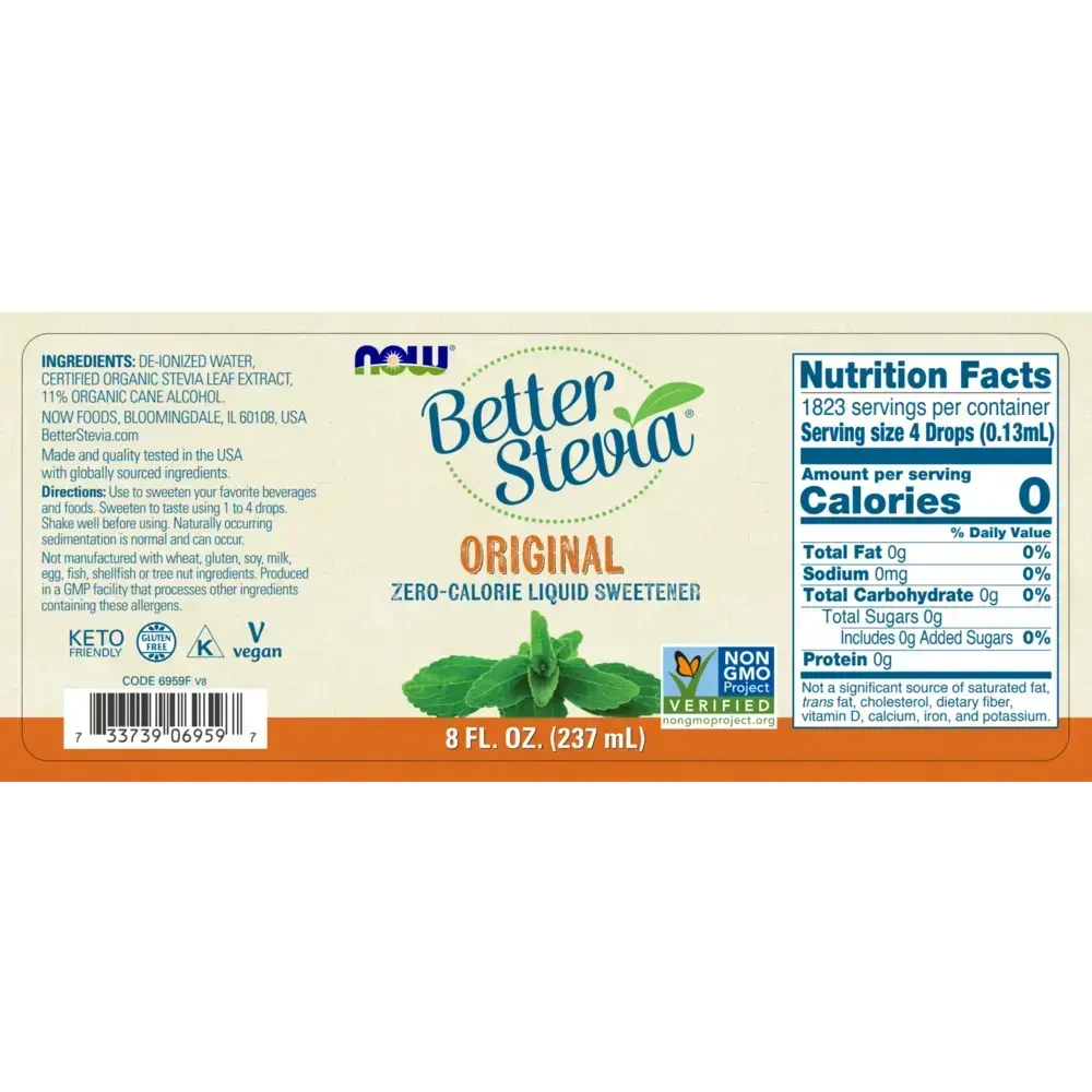 Product image for Better Stevia® Original Liquid Sweetener.