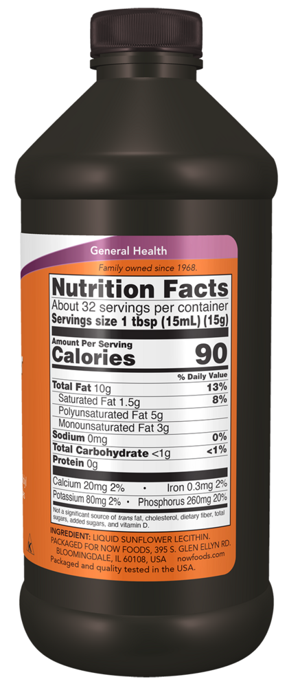 Product image for Sunflower Liquid Lecithin.
