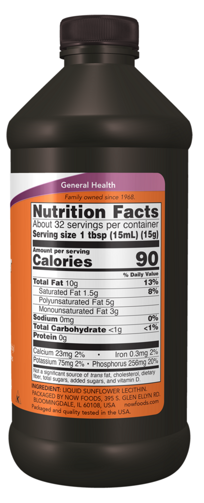 Product image for Sunflower Liquid Lecithin.