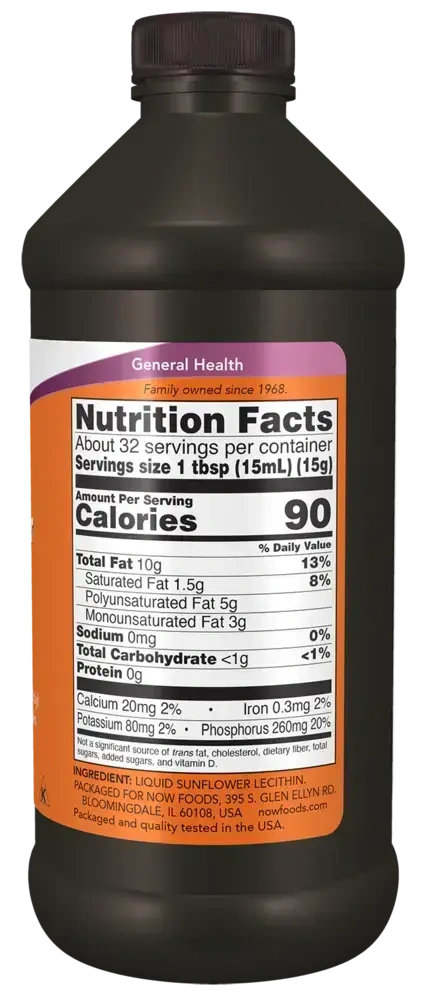 Product image for Sunflower Liquid Lecithin.