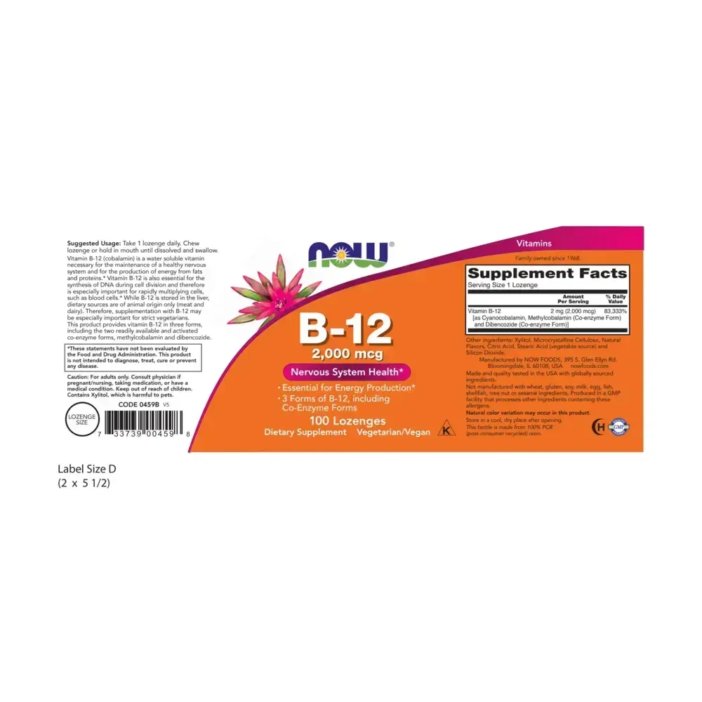Product image for B-12 2000mcg.