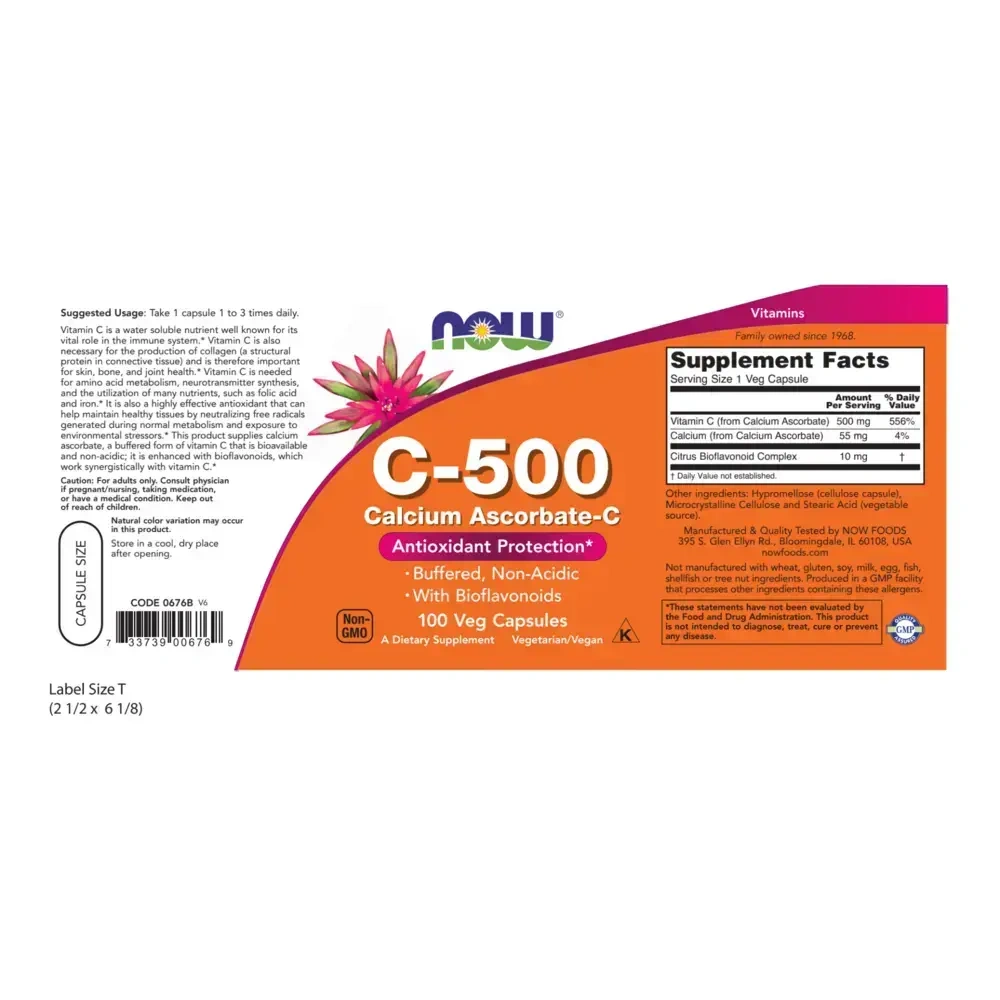 Product image for C-500 Ascorbate.