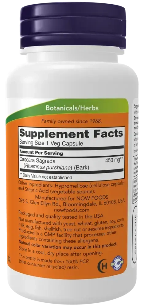 Product image for Cascara Sagrada 450mg.