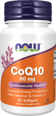 CoQ10 50mg 50 Softgels