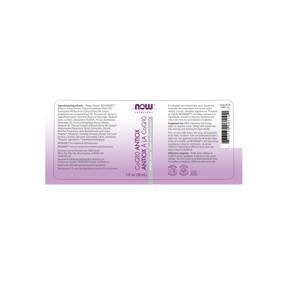 Product image for CoQ10 Antioxidant Serum.
