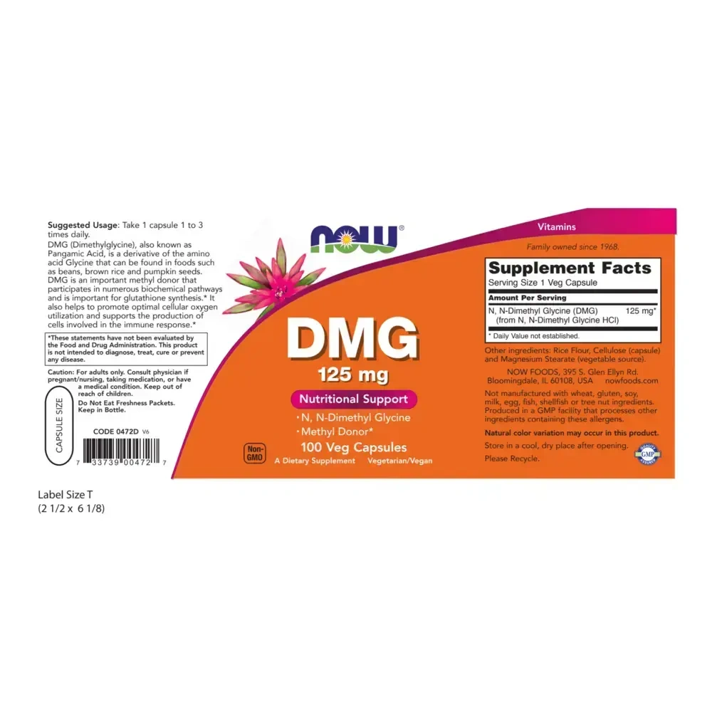 Product image for DMG 125mg.