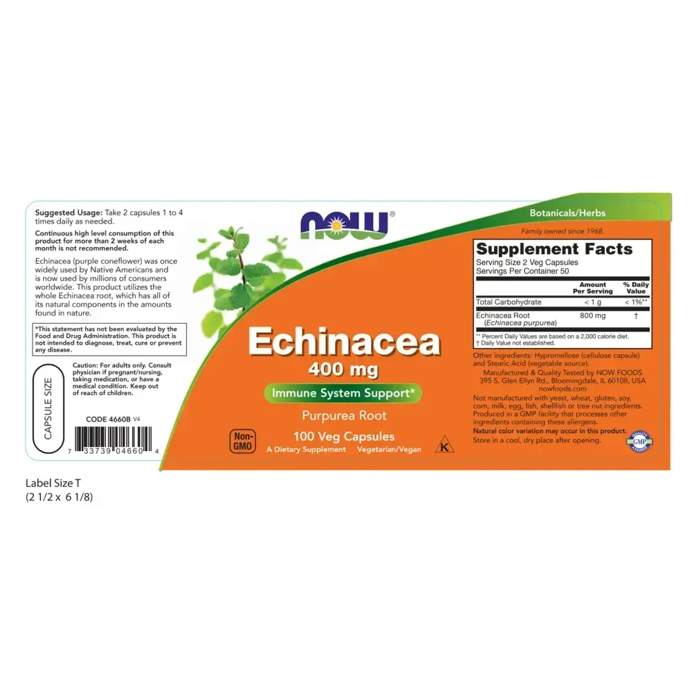 Product image for Echinacea Root 400mg.