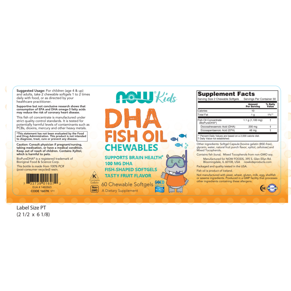 Product image for DHA 100mg.