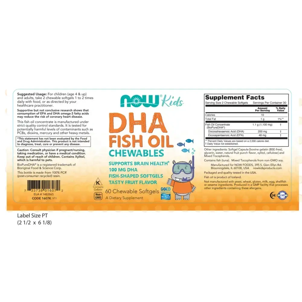Product image for DHA 100mg.