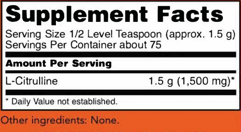 Product image for L-Citrulline Powder.