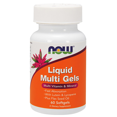 Liquid Multi Gels (60 Softgels) by NOW Foods