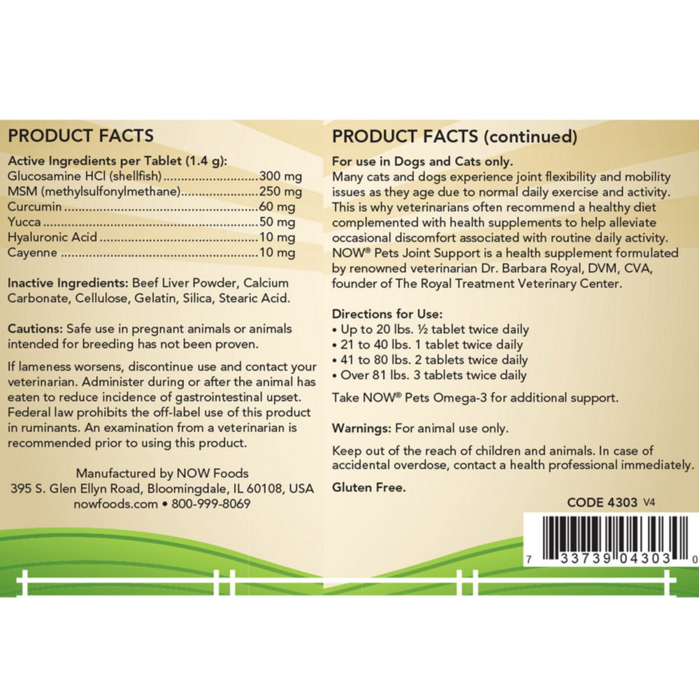 Product image for Pets Joint Support.