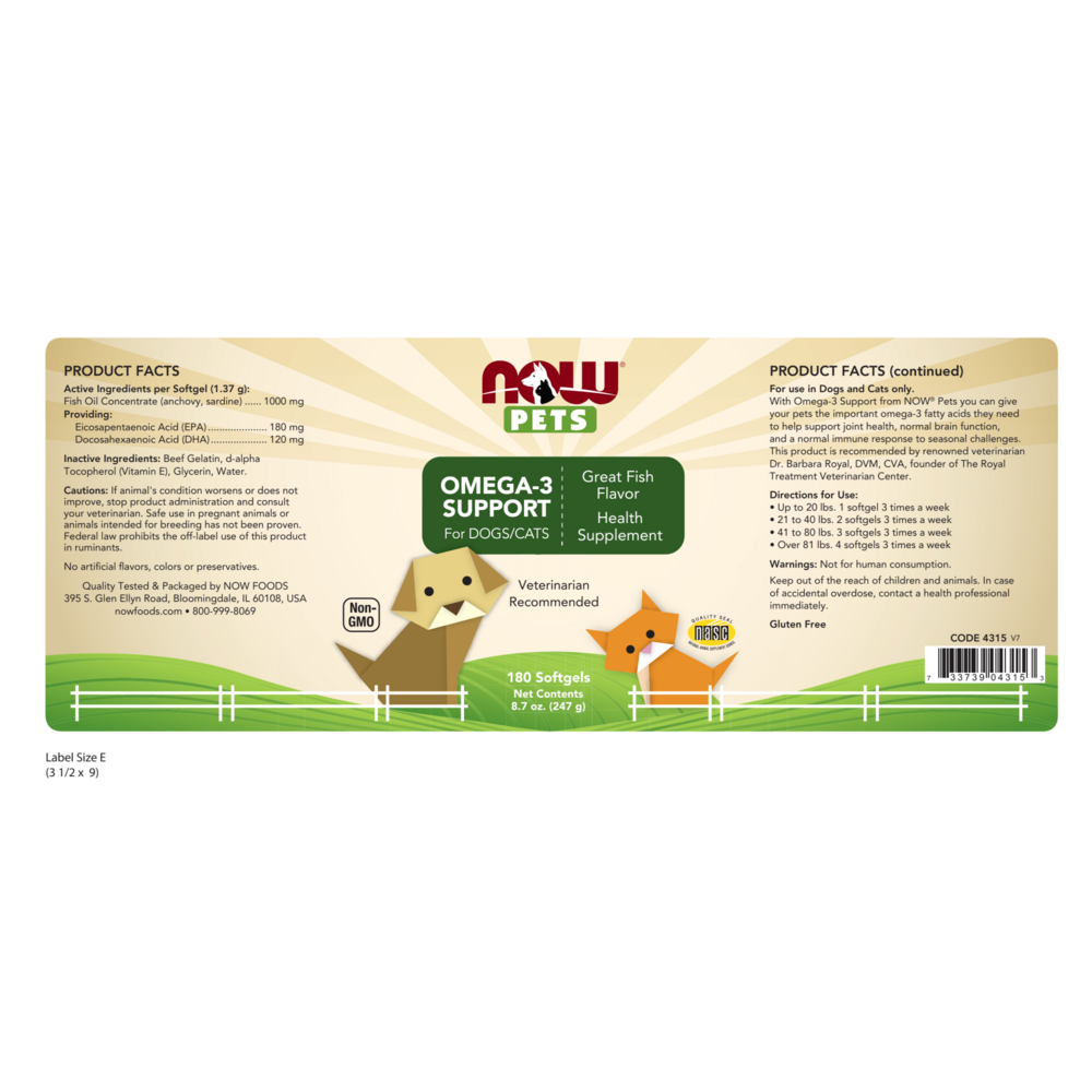 Product image for Pets Omega-3.