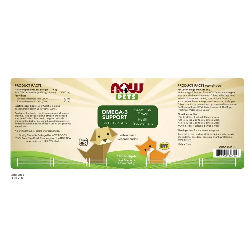 Product image for Pets Omega-3.