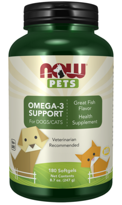 Pets Omega-3 180 Softgels