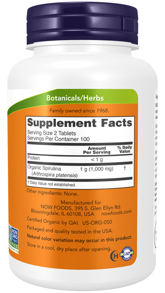 Product image for Spirulina 500mg.