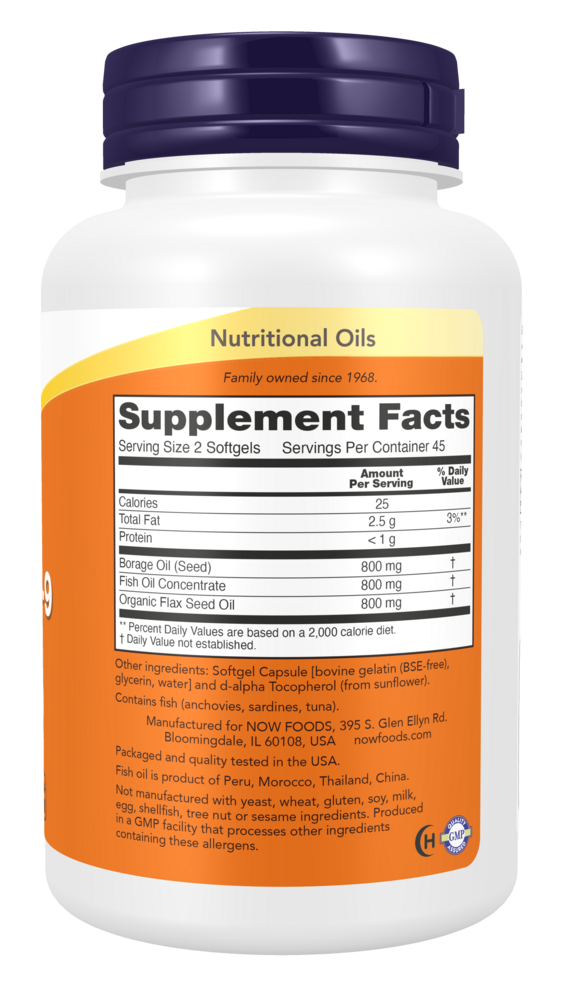 Product image for Super Omega 3-6-9 1200mg.