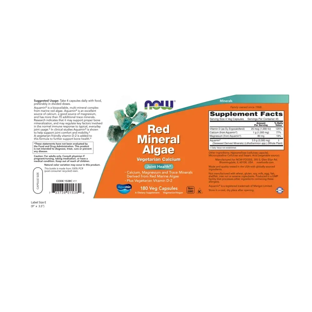 Product image for Red Mineral Algae Aquamin®.