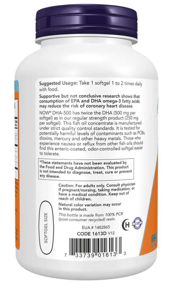 Product image for DHA-500 Double Strength.