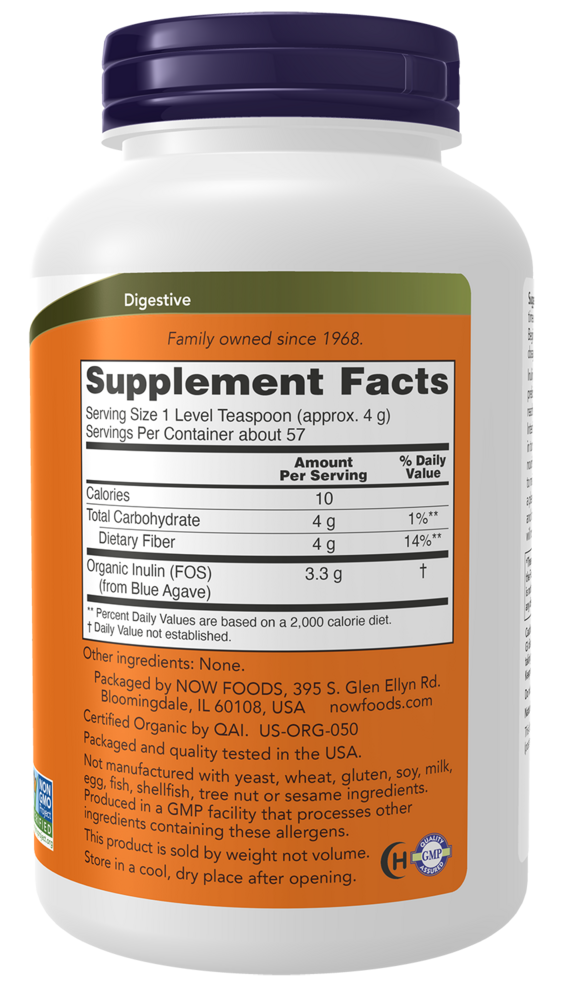 Product image for Organic Inulin Powder.