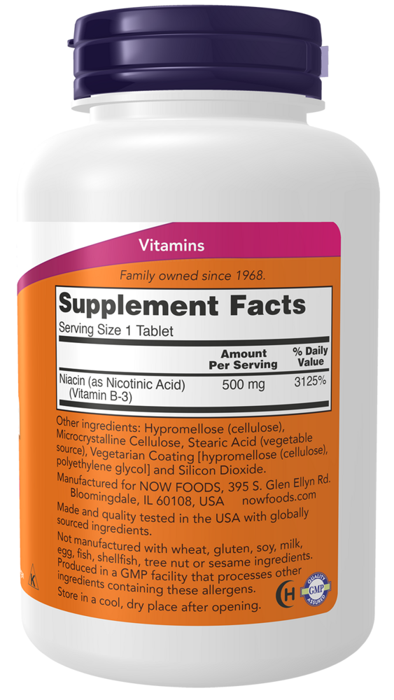 Product image for Niacin 500mg.