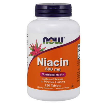 Niacin 500mg 250 tablets