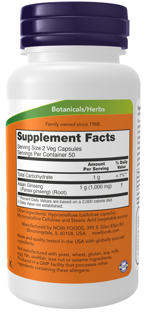 Product image for Panax Ginseng 500mg.