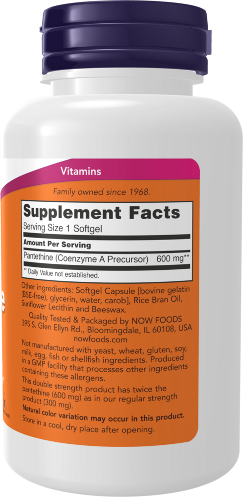 Product image for Pantethine 600mg.