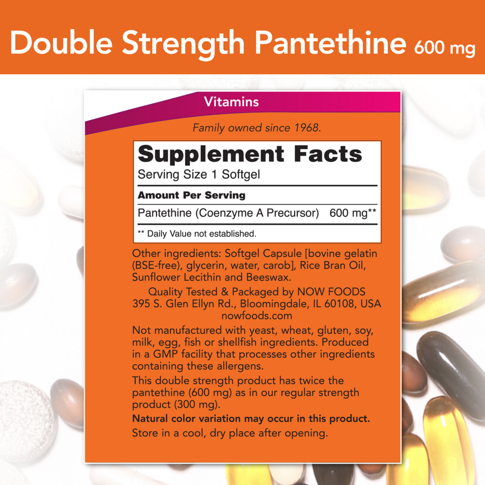 Product image for Pantethine 600mg.