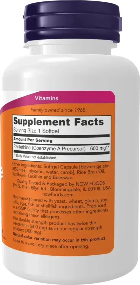 Product image for Pantethine 600mg.