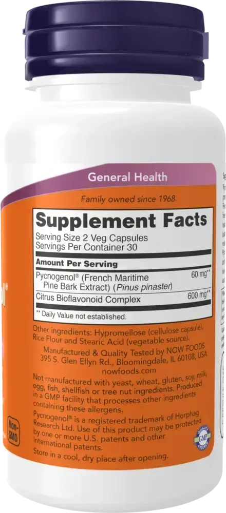 Product image for Pycnogenol 30mg.