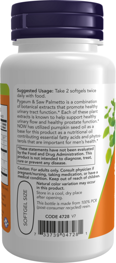 Product image for Pygeum &amp; Saw Palmetto.