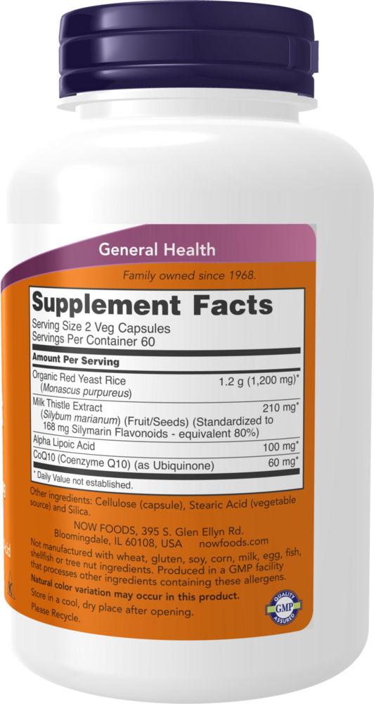 Product image for Red Yeast Rice &amp; CoQ10.