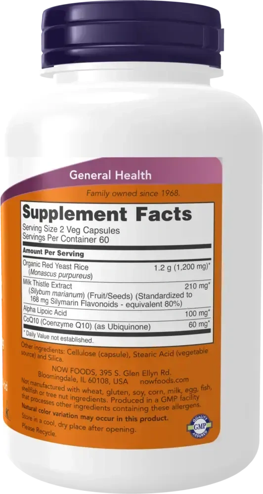 Product image for Red Yeast Rice &amp; CoQ10.