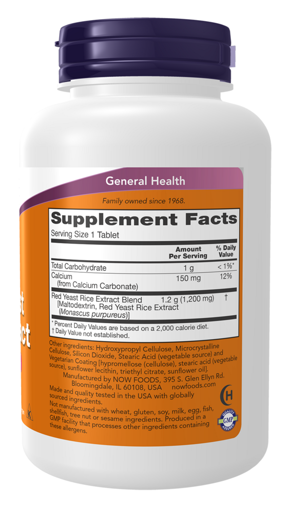 Product image for Red Yeast Rice 1200mg.