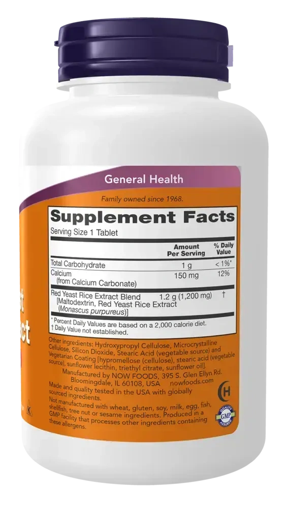Product image for Red Yeast Rice 1200mg.